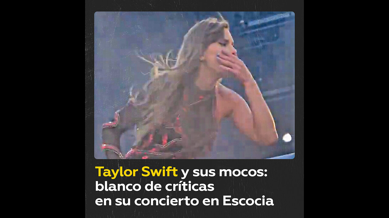 Taylor Swift criticada en las redes por gestos antihigiénicos