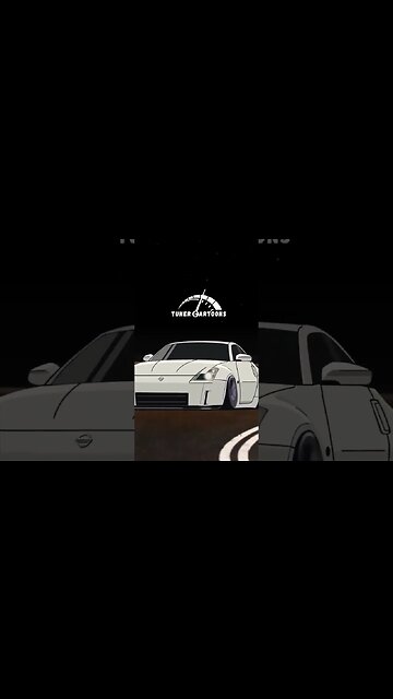Nissan 350Z Spectre cartoon (Tuner Cartoons)
