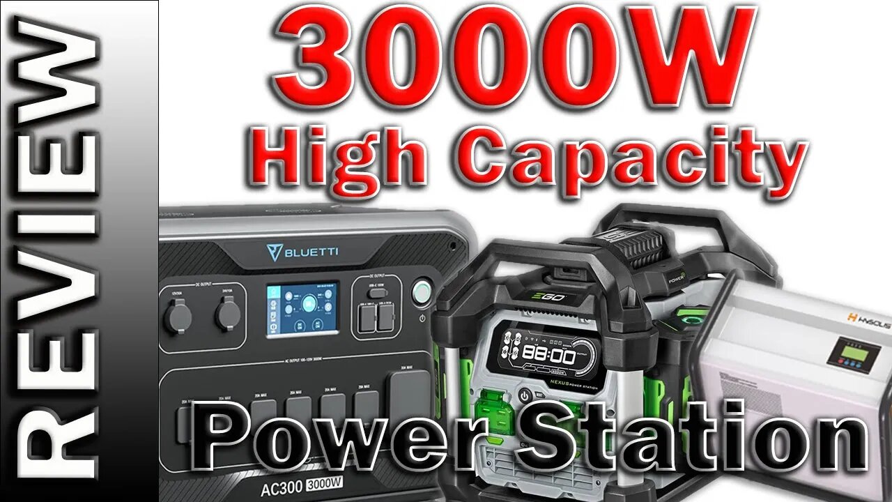 3000w Portable Power Station Solar Generator Review