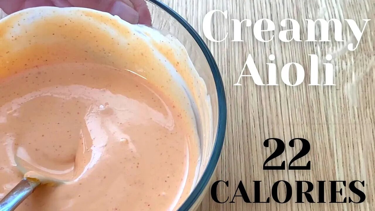 Low Calorie Aioli Recipe - Sriracha and Hot Sauce Dressing