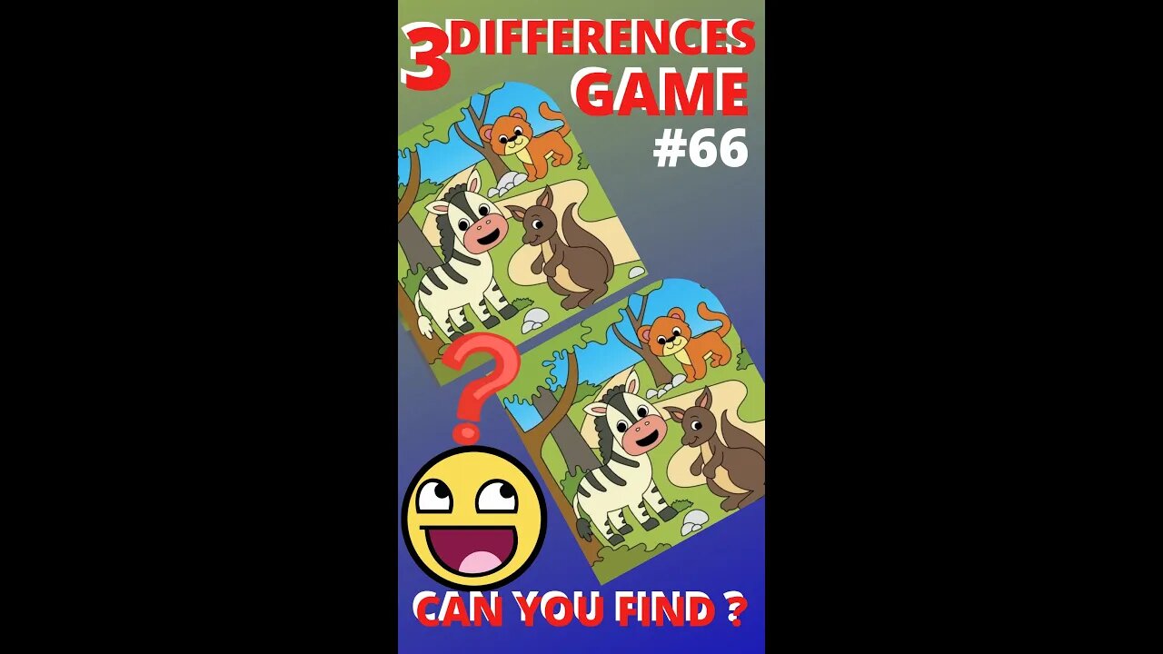 3 DIFFERENCES GAME | #66