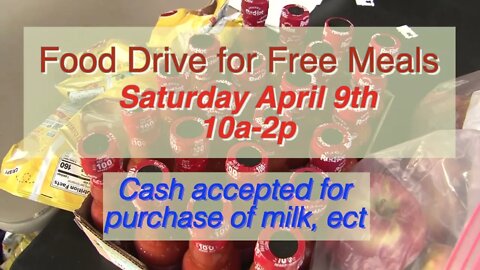 Food Drive for Free Meals