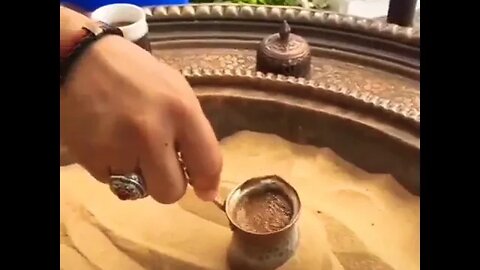 Turkish coffee using Sand #shorts