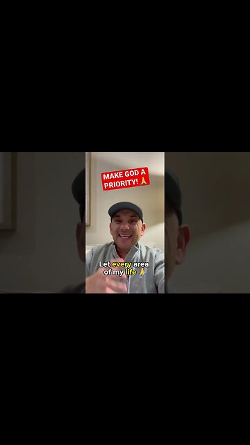 Make GOD a PRIORITY daily! #christianmotivation #christianmessages #christianshorts