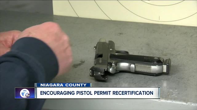 Niagara County encourages pistol permit recertification