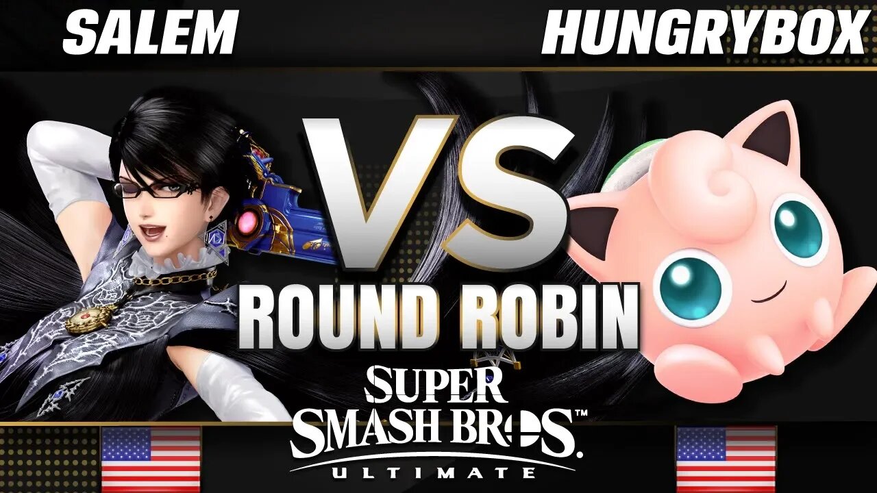 Salem (Bayonetta) vs. Liquid | Hungrybox (Puff/Kirby) - Smash Ultimate MVG Round-Robin