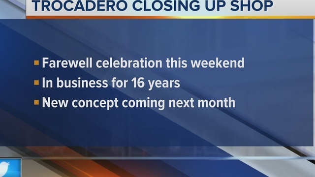 Milwaukee's Trocadero restaurant is closing this month