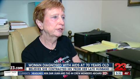 Local woman diagnosed with AIDS at 70-years-old