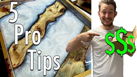 How to Make Money with Epoxy and Woodworking in 2020 || 5 Pro Tips