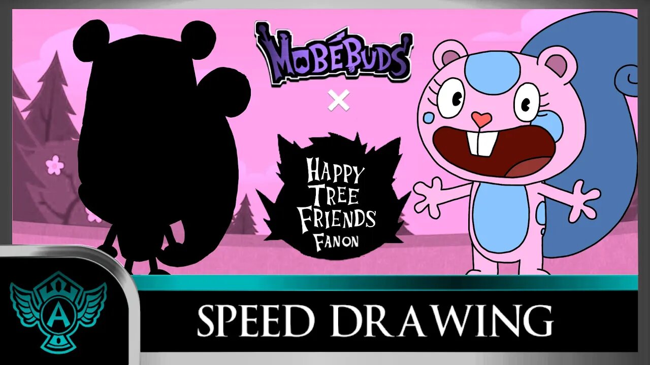 Speed Drawing: Happy Tree Friends Fanon - Dotty | Mobebuds Style