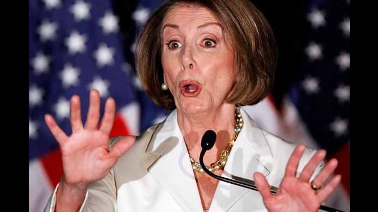 Pelosi's incoherent speech! wtf LOL