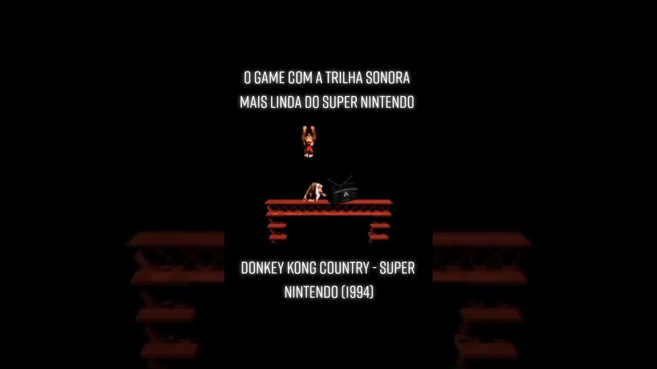 Donkey King Country tem uma das trilhas sonora mais lindas do SNES. #nostalgia #retro #nintendo