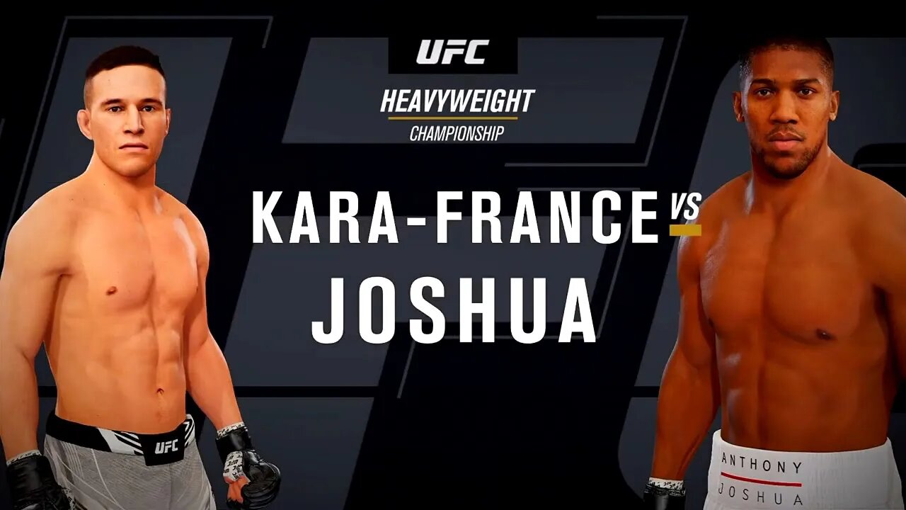 EA Sports UFC 4 Gameplay Anthony Joshua vs Kai Kara-France