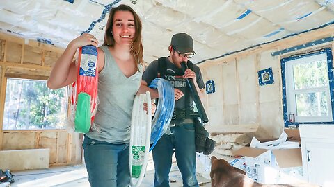 This Hasn't Been Easy | Plumbing Our Off Grid Home In The Mountains