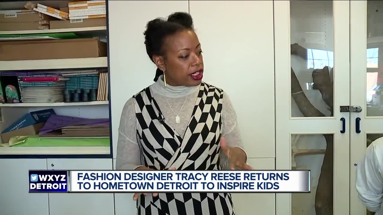 Fashion designer Tracy Reese aims to inspire Detroit Public Schools Community District students