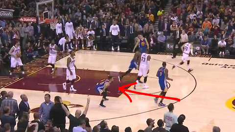 Steph Curry LITERALLY Poops on the Cavs