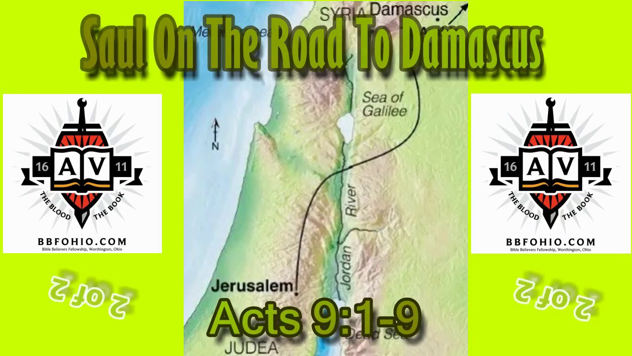 044 Saul On The Road To Damascus (Acts 9:1-9) 2 of 2