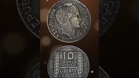 France 10 Francs 1949. #shorts #coinnotesz #viral