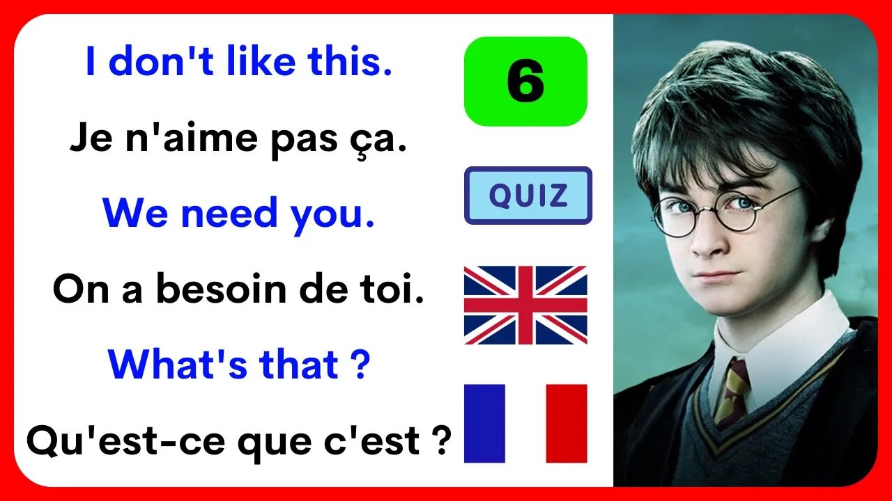 Testez et améliorez votre anglais avec Harry Potter 📚 Part 6