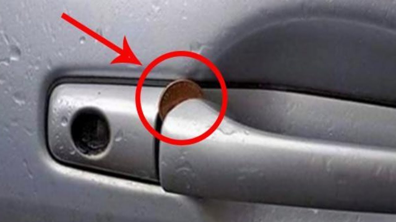 Anyone Who Finds A Coin Jammed In Their Car Door Handle Needs To Remove It Immediately