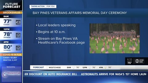 How to watch Memorial Day services in the Tampa Bay area