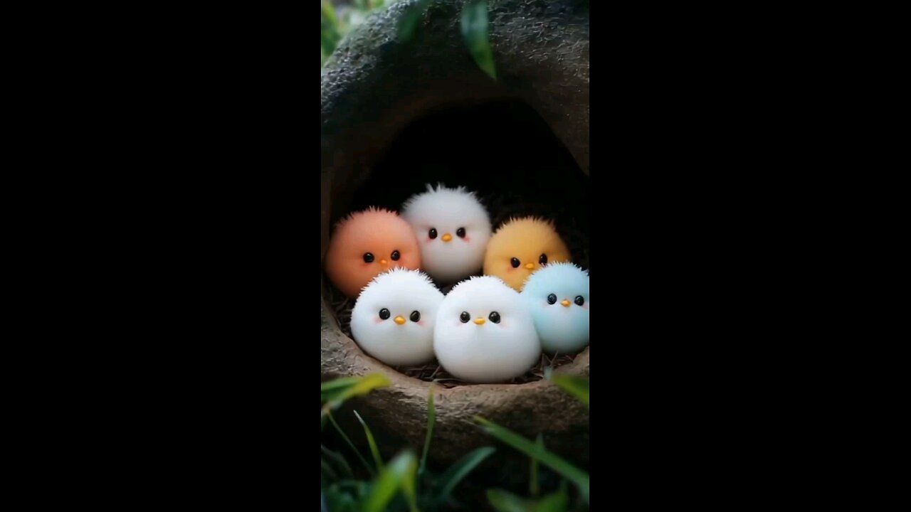 cute colourfull bieds