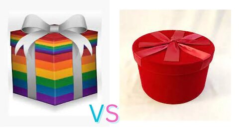 Choose your gift 🎁: Rainbow VS Red ☺ You would like it 😍🎁
