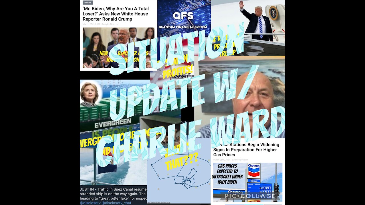 Charlie Ward Situation Update-QFS, Genocide, vaccine, Evergreen