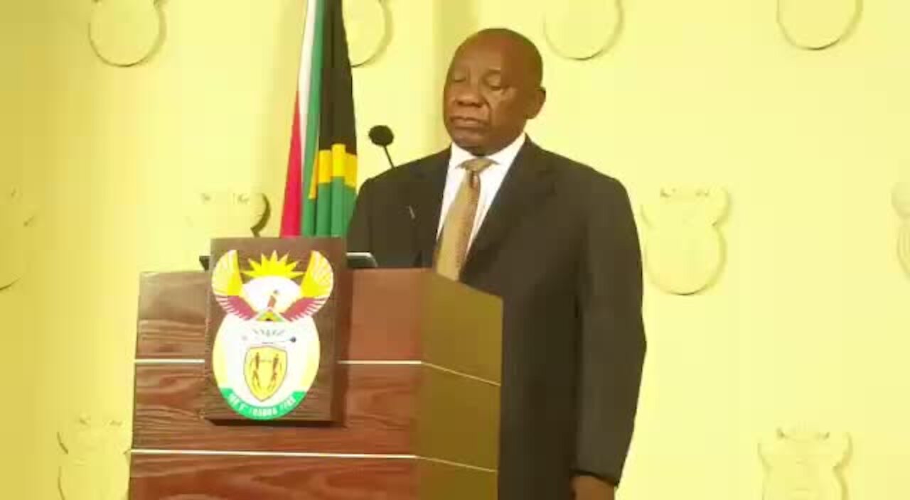 SA President Ramaphosa announces new Cabinet (w8b)