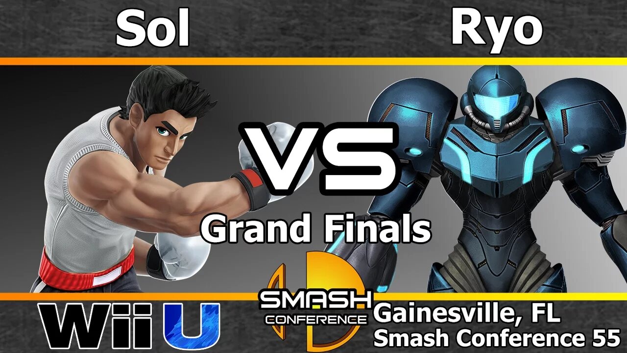 Noble|Sol (Little Mac) vs. MVG|Ryo (Lucina, Roy, Corrin, Samus) - Grand Finals - SC55