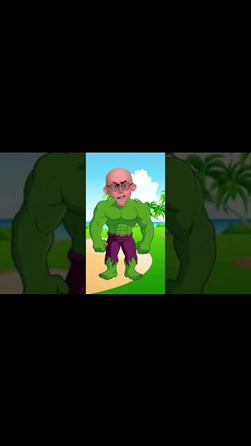 MOTU PATLU Wrong Heads with Spiderman in Hindi Superman Hulk Iron Man | Motu Patlu Cartoon in#shorts