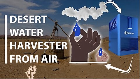 New Desert machine harvest's 500L of water from the air in 1 minute