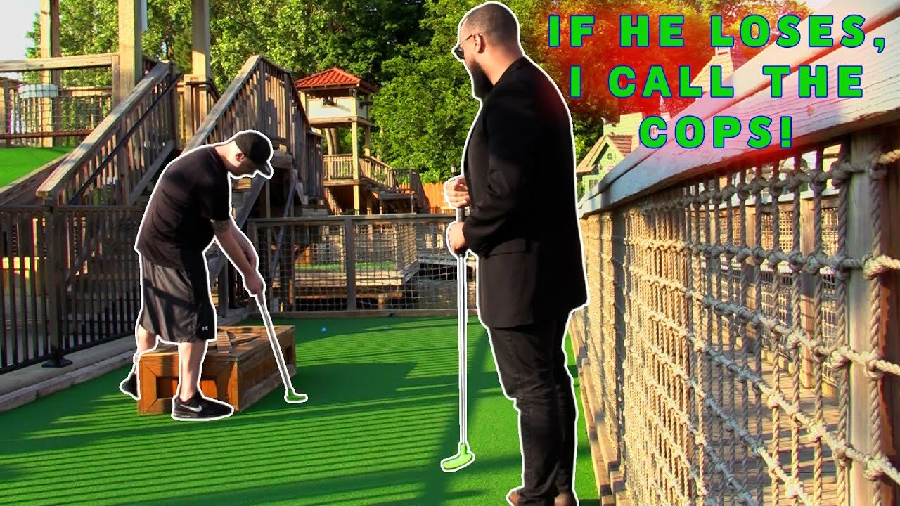 CREEP COMES TO PLAY MINI GOLF WITH 13 YEAR OLD GIRL BUT PLAYS ME INSTEAD