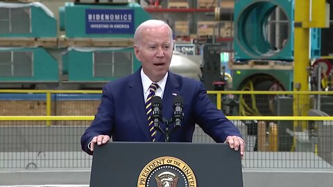 Joe Biden Mumbles Over His Words, Makes No Sense: "Bipartisan Infrachushure!"