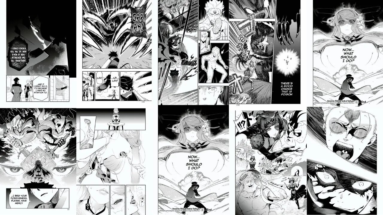 Ansatsu Skill De Isekai Saikyou chapter 1.1-5.2 reaction #comedyManga#isekaiManga #actionmanga#manga