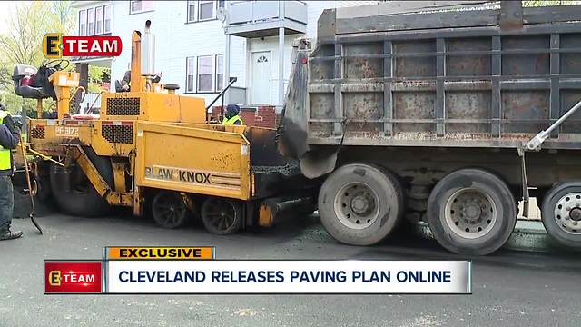 After months of asking, we've finally received the list of roads the City of Cleveland will repave