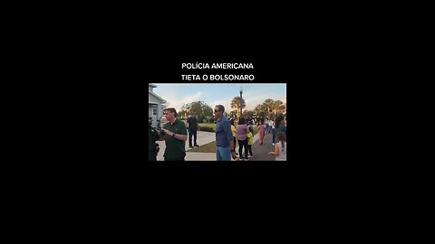 Policiais americanos pedem pra tirar foto com Bolsonaro; VEJA VÍDEO