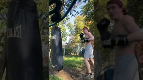 Beginner On Heavy Bag