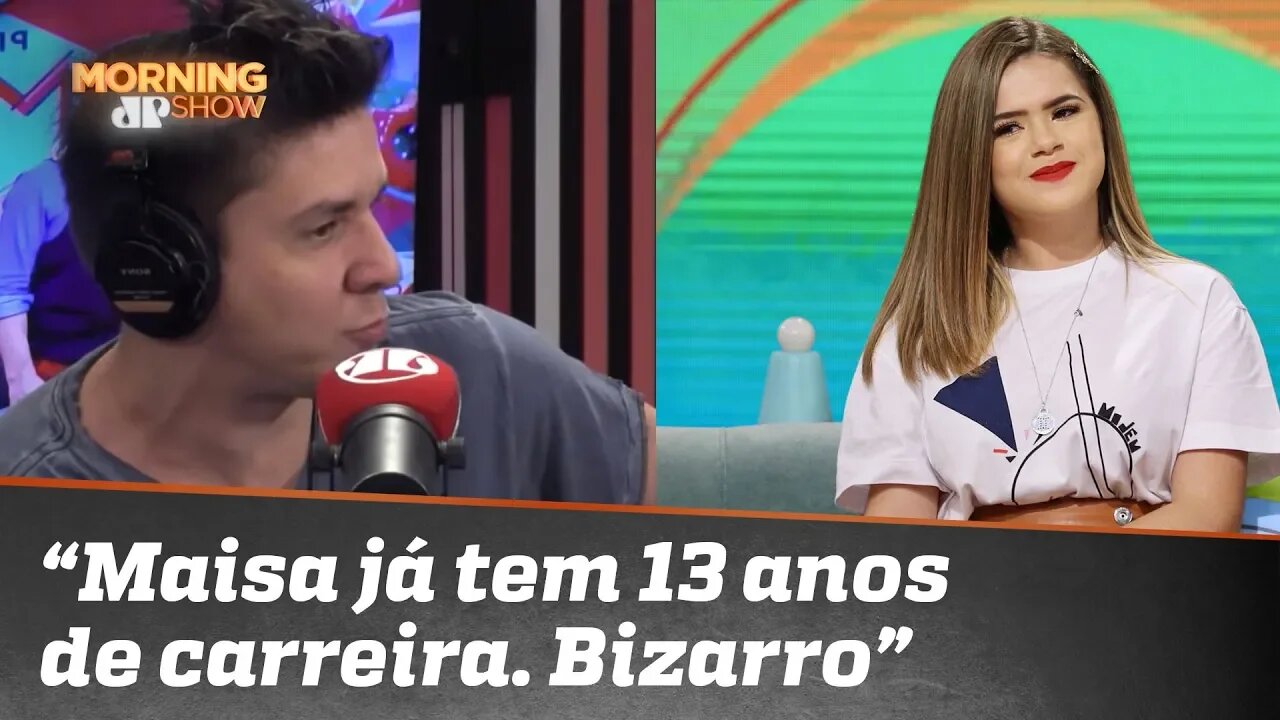 "Maisa já tem 13 anos de carreira. Bizarro”, diz Oscar Filho, parceiro dela em novo programa