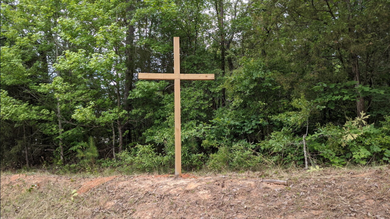 Cannon Farm - Come to the Cross : 4x4 Post Cross for Drive Way Entrances