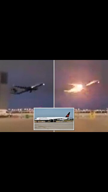 Boeing 777 trails flames on take-off before engine issue forces emergency landing in Canada