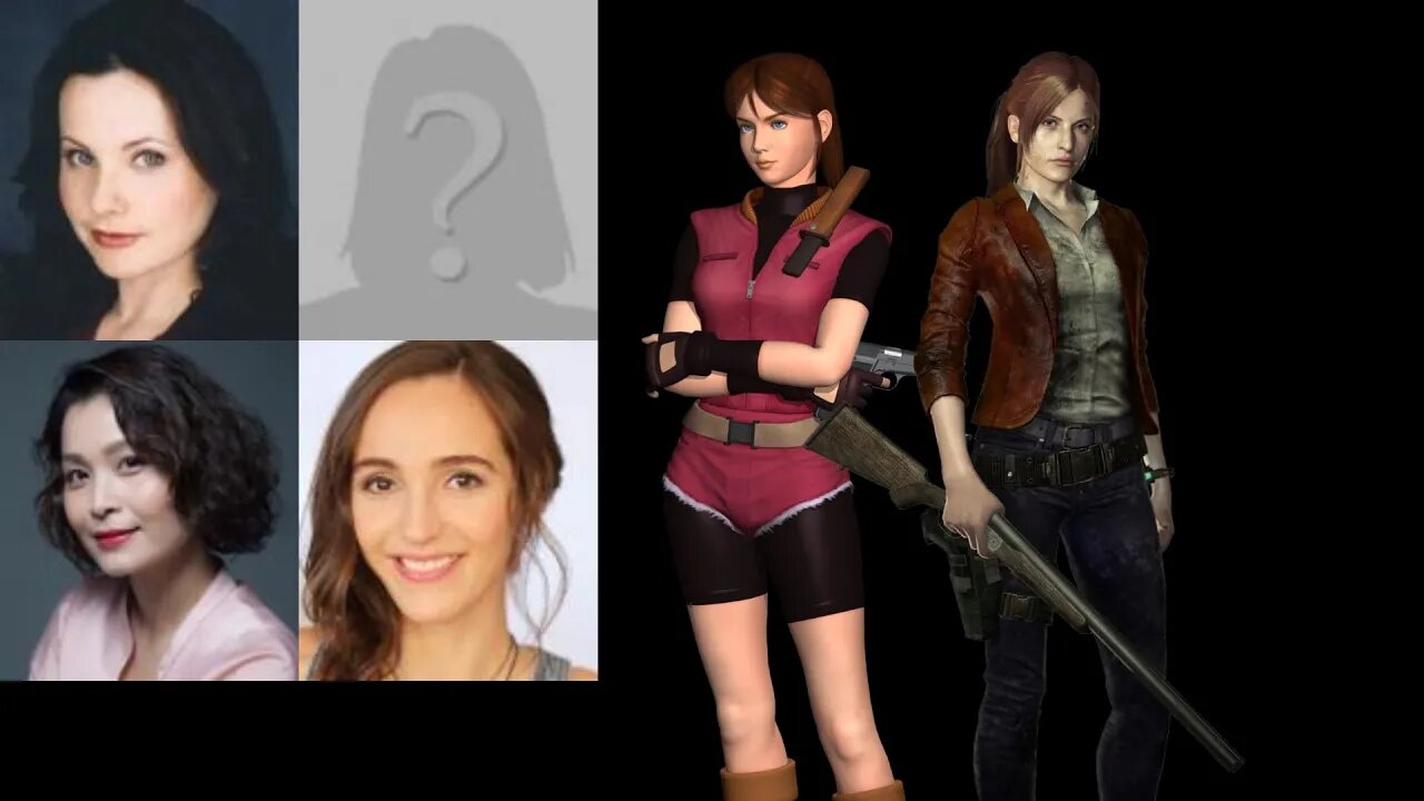 Video Game Voice Comparison- Claire Redfield (Resident Evil)