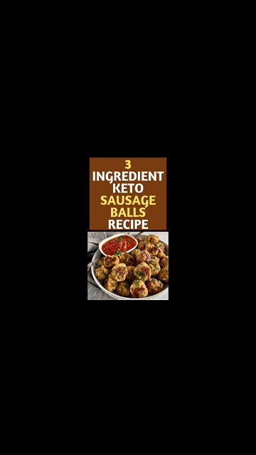 keto recipes | low carb | low carb diet | low carb recipes | sausage balls #Shorts #keto