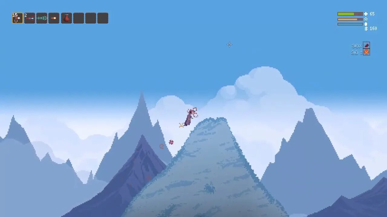 Noita [bae] daily run for 2023.APRIL.3 rock, paper, shotgun to the face. AGAIN. 😒