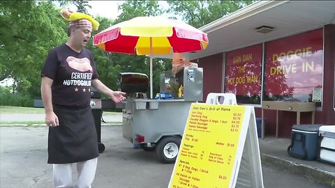 Worried about losing his job he became 'Dan Dan The Hot Dog Man'