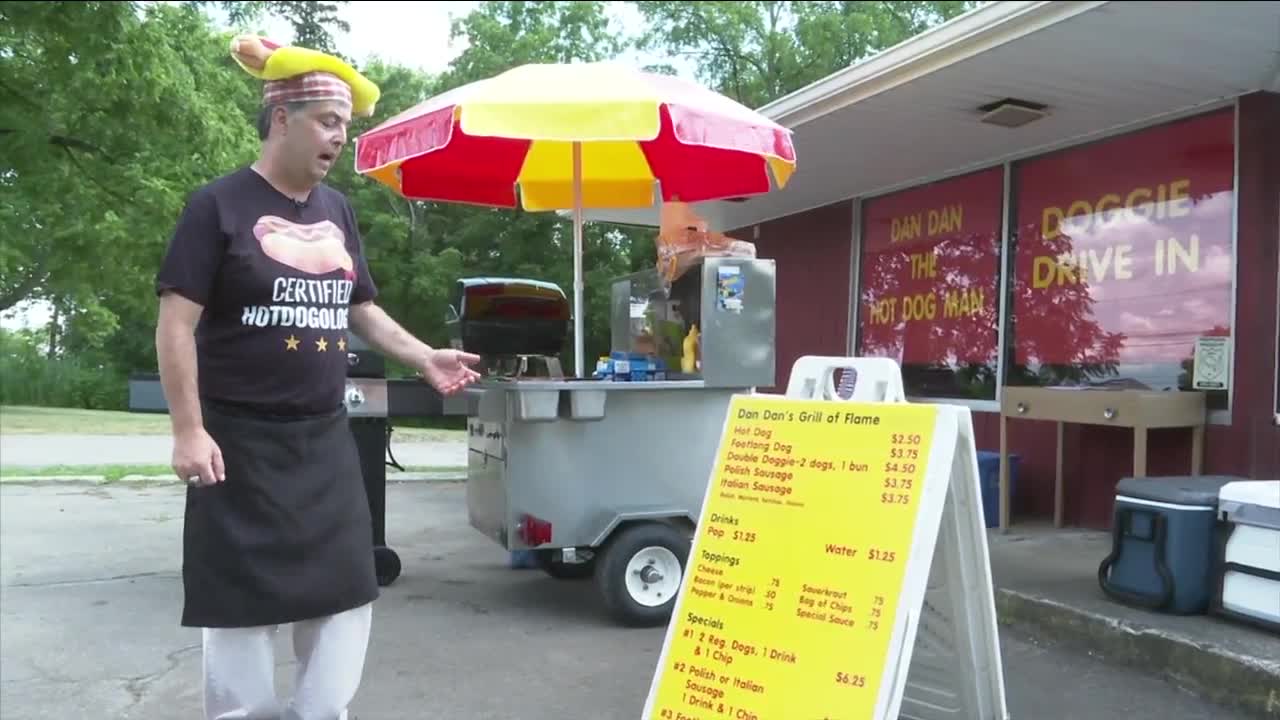 Worried about losing his job he became 'Dan Dan The Hot Dog Man'