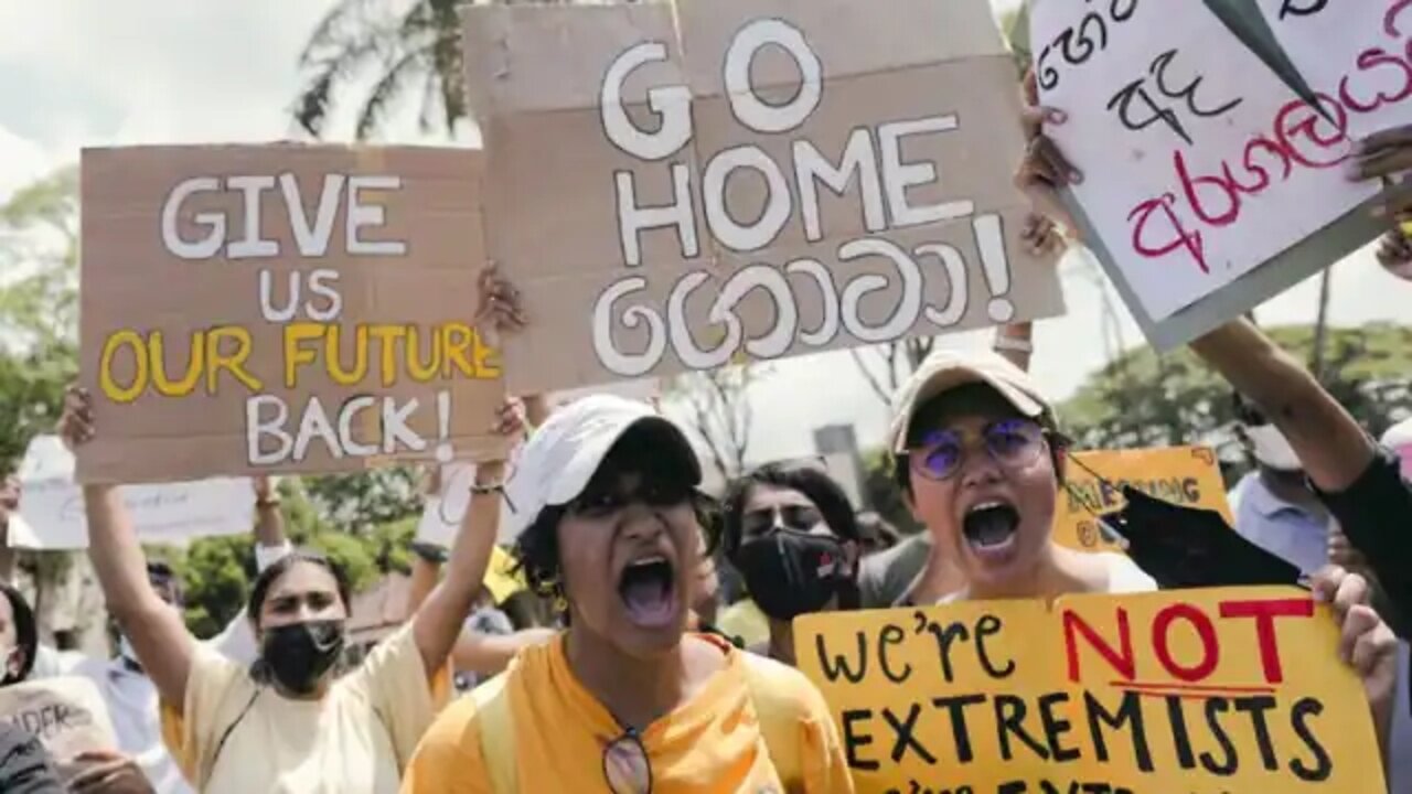 Starvation in Sri Lanka and riots