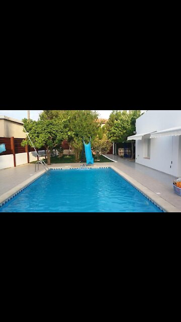 Watch my jump with water.