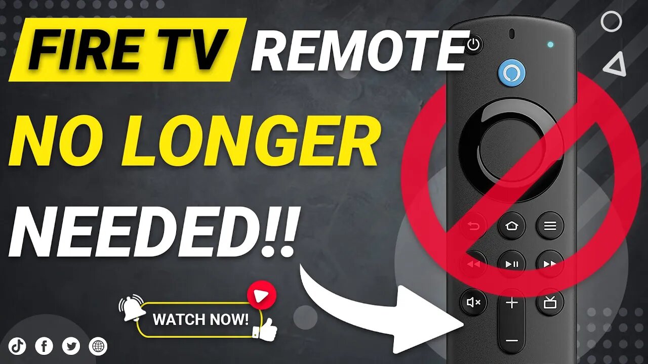 SECRET FIRESTICK TIP - You No Longer Need your Firestick Remote!!