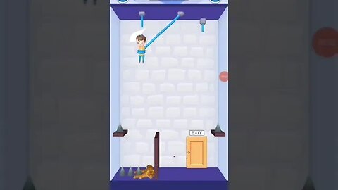 rescue cut rope puzzle 😎 #shorts